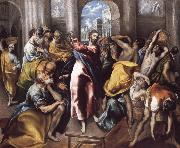 El Greco Christ Driving the Traders from the Temple Spain oil painting artist